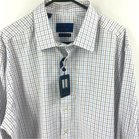 NWT David Donahue Longsleeve Button Down Shirt. - Picture 3 of 9